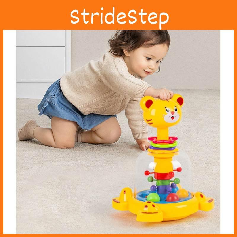 Baby Educational Push Giraffe Jumping Ball With Rolling Beads For Kids Playroom