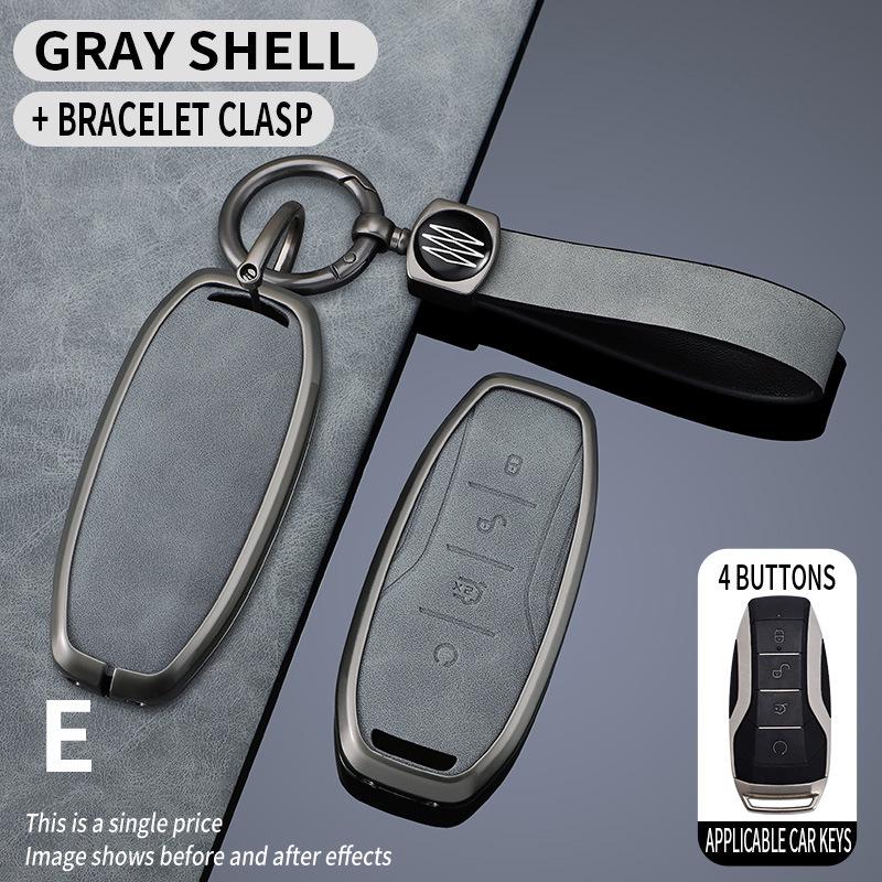 Premium Key Case for BYD Pro: Compatible with Song Plus, Yuan DMI, Dolphin, Han, Tang, Qin, Han EV - Protective Shell with Buckle