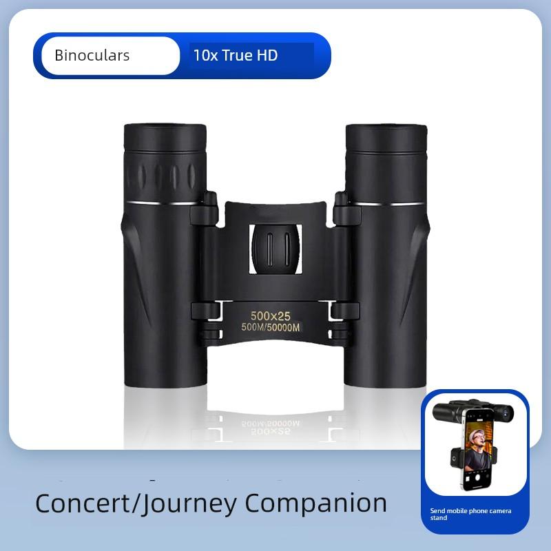 Concert Telescope High Magnification Day and Night Dual-Use Adult and Children Small Binocular Portable Mini Telescope