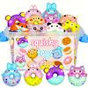 16/32 Stück Klassenzimmer-Preise Party- und Geburtstagsgeschenktüten-Sortiment Set Donut Slow-Rising Ballon-Dekorationen Lustiges Streiche-Design
