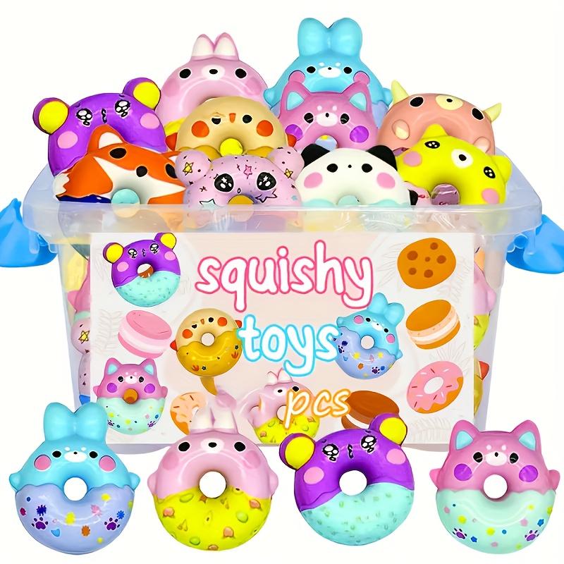 16/32pc Classroom Prize Party and Birthday Gift Bag Assortment Set Donut Slow-Rising Balloon Decorations Funny Pranks Design