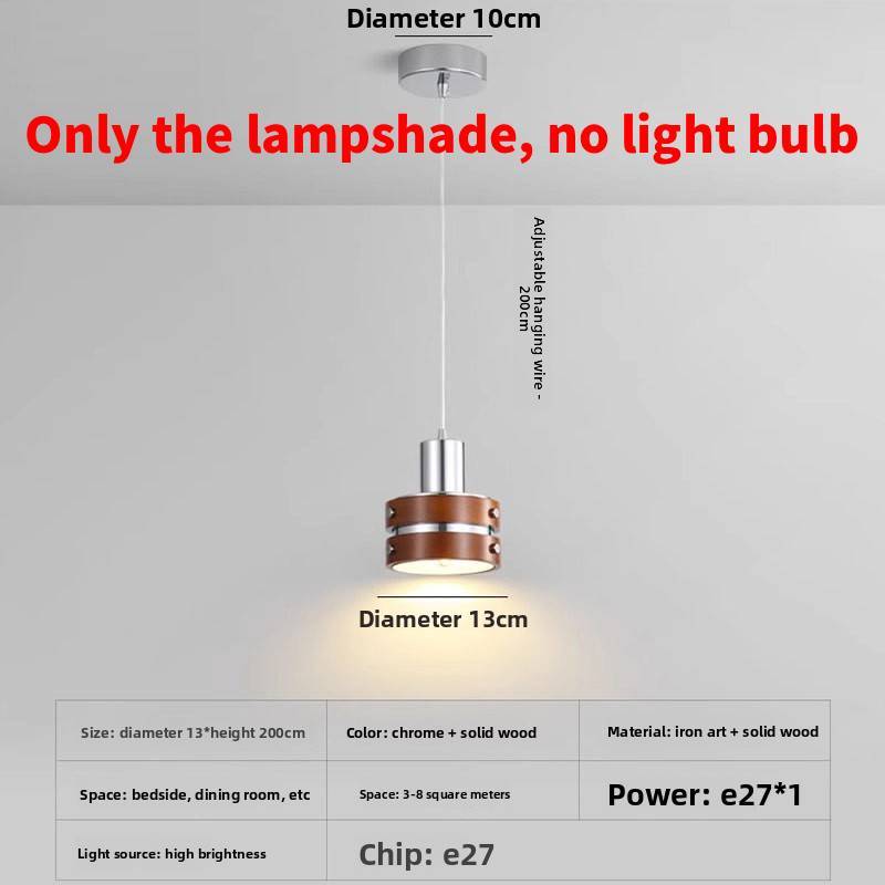 

Nordic Wall Lamp With Wooden Shade For Bedroom Decor And Smart Tmall Genie Integration Chandelier