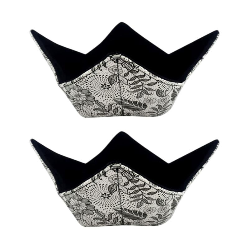 

Набор из 2 универсальных хлопковых термоизолирующих подставок под миски, подкладка под суповую миску для микроволновой печи, термостойкие подставки под горячее для столов 1