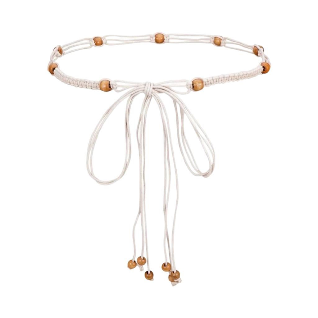 Böhmische geflochtene Taillenkette für Damen Herren Weicher Nylon Körperschmuck Perfekt für Festivals Strandoutfits