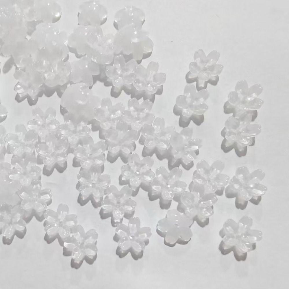 100pcs Transparent Oriental Cherry Beads Gradient Color Jewelry Making Material DIY Accessories