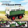 Electric Remote-Control Alloy Tractor & Harvester Toy for Kids