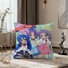 Anime Lucky Star Kawaii Cartoon cushion cover soft Comfort Pillowcase for Sofa nap Living Room party Home pet Decor Pillowcover