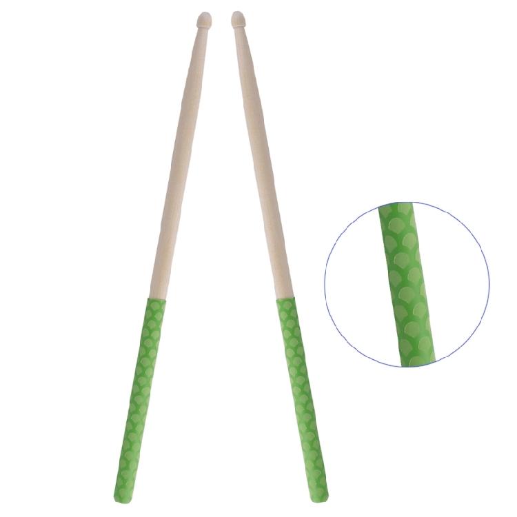 1 Pair Musical Instrument Percussion Accessory Drum Sticks with Non-Slip Handle