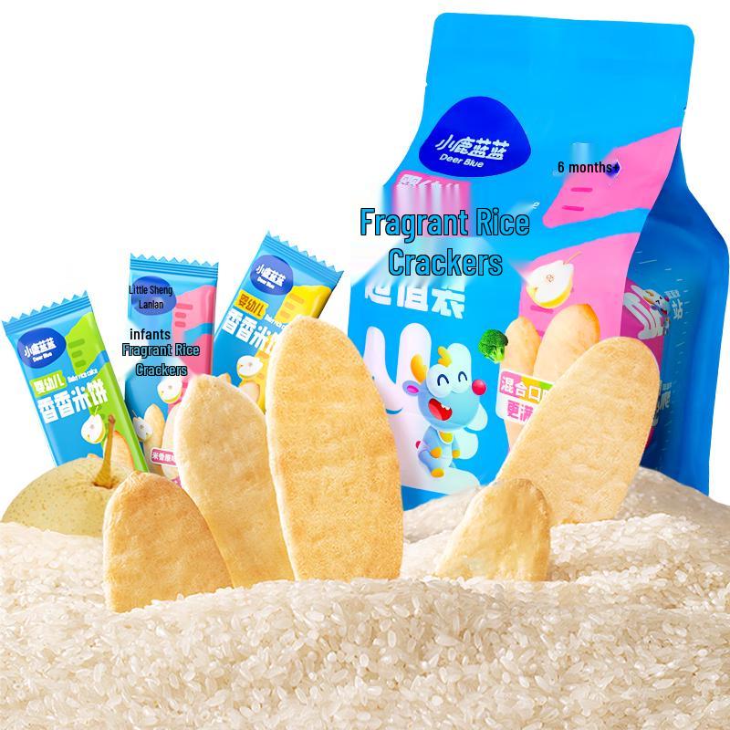Xiaolu Lanlan Baby Rice Cracker Variety Pack