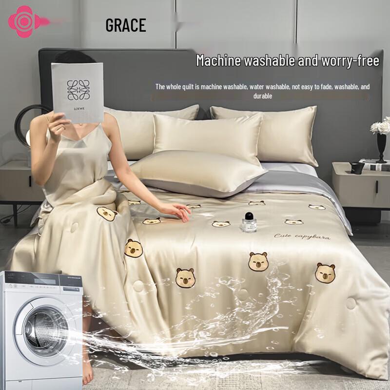 Grace Washed Cotton Summer Quilt