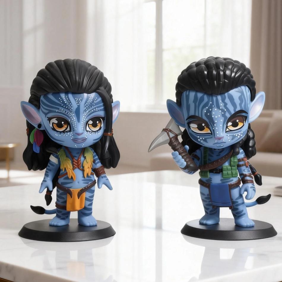 Hot Item Avatar 2Pcs Limited Edition Peripherals Figurines Collectibles Desktop Ornament Models Kids' Gifts