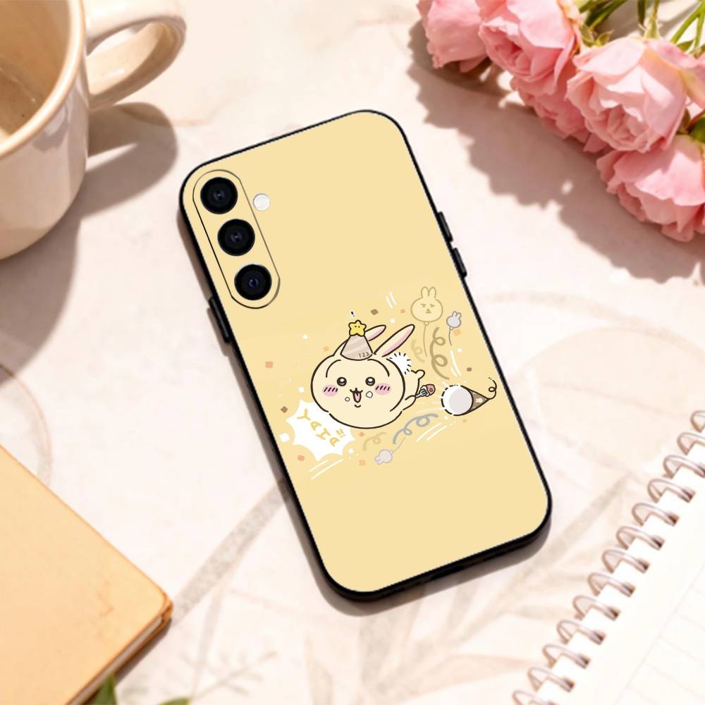 Cute C-C-Chiikawas   Phone Case For Samsung Galaxy A73,A72,A71,A70,A53,A52,A51,Others Soft Black Shell