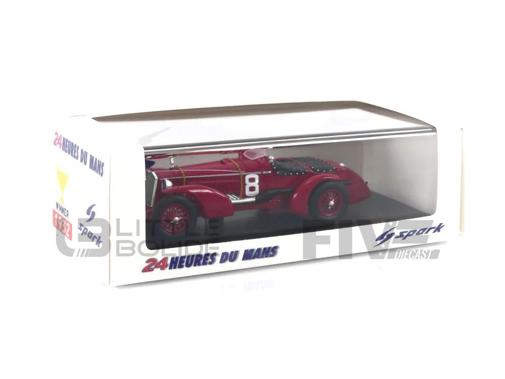 Spark Alfa Romeo 8C 1932 Le Mans 24H Winner 1/43 #8 R.Somer/L.Chinetti
