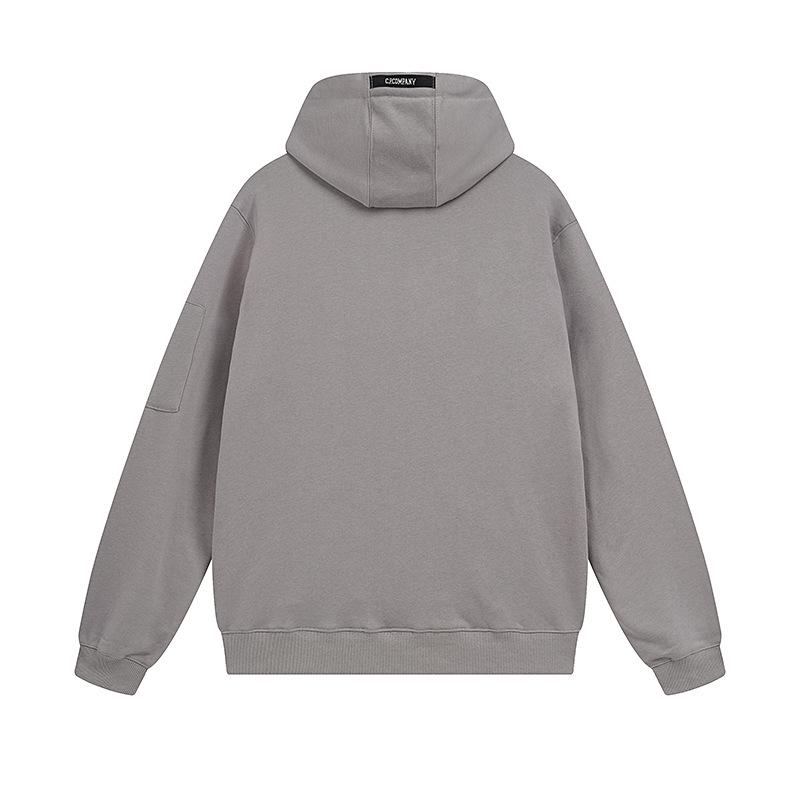 Jachetă Unisex CP Pioneer cu Fermoar și Buzunar pentru Lentile: Design Trendy Monocrom Toamnă/Iarnă