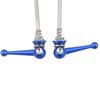 2pcs Ultralight Titanium Alloy Quick Release Skewer Bike Replacement Repair Parts (Blue)
