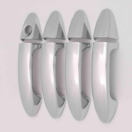 Door Handle Lid Frame Side Chrome Cover Trim For 2013- Ford EcoSport 8P ABS