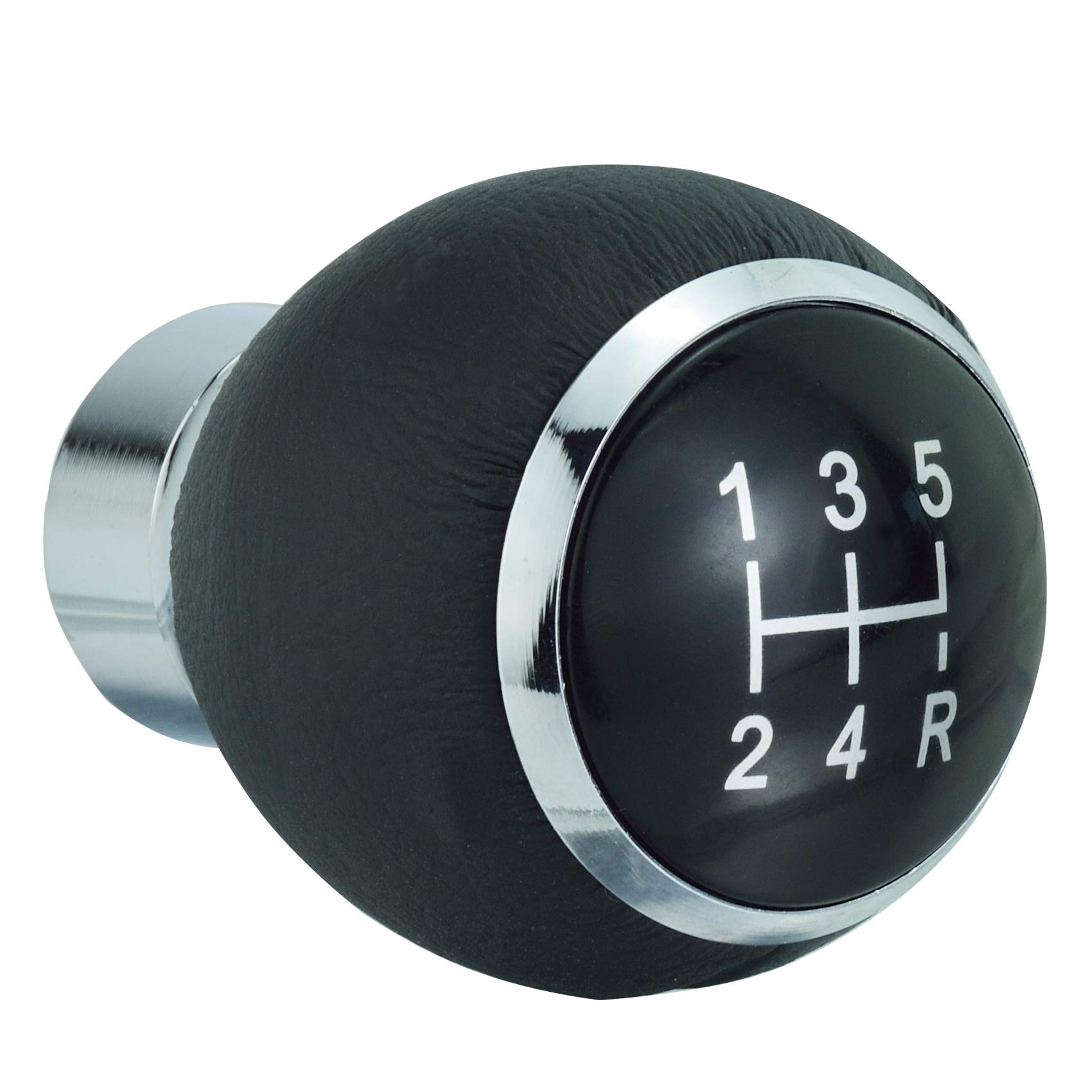 Abfer Light Gear Knob PU Shifter Stick Head Car Shift Lever Knob for Auto and Manual Universal Car Interior 5-Speed Vehicles, Accessories, (Black) чёрный