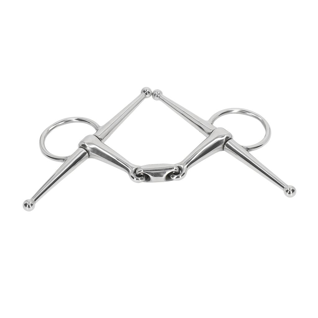 135mm Horse Mouth Bit Stainless Steel Horse Cheek Snaffle for Cultivation Outdoor Gift
