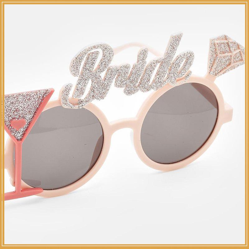 Bride & Groom Funny Groom Bride Glasses Bachelor Party Eyeglasses Photo Props Wedding Party Decoration Wedding Supplies