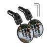 JiangMuXin Bicycle Rearview Mirror Bar End Mirror Bicycle Mirror Round