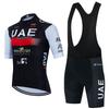 Mens Cycling Jersey Set UAE Team Pro Style Mountain Road Bike Apparel Quick Dry Performance Wear