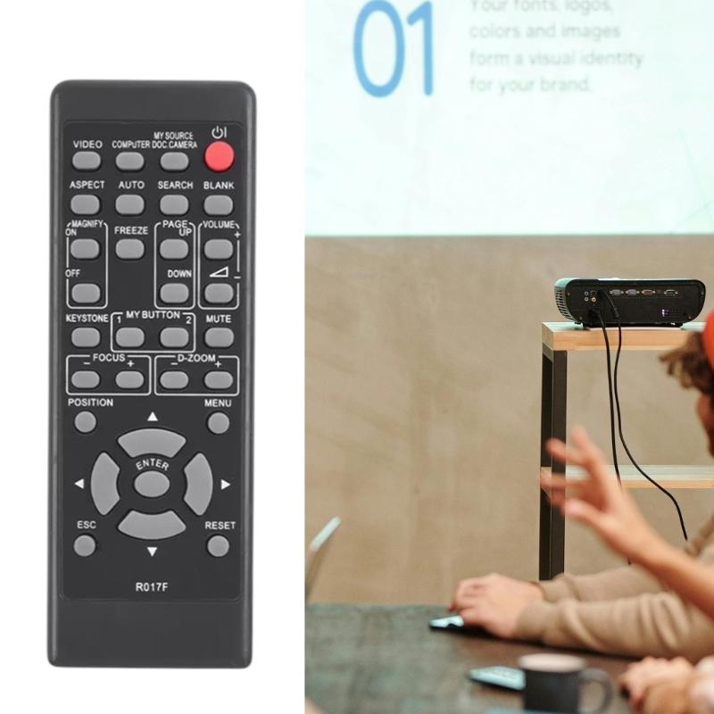 Travel Friendly Remote Control Projector Remote Substitute for R0001 R0004 R007 R007A R016F R016A And Additional Models