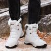 fashion Boots Women Shoes Warm Plush Fur Ankle Casual Boots Winter Female Flat Casual Shoes Waterproof Ultralight Footwear
