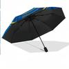 Warrington Wolves Automatic 8‑ribs Umbrella, Custom Name Text Personalized Folding Umbrella Rain Sun Gift