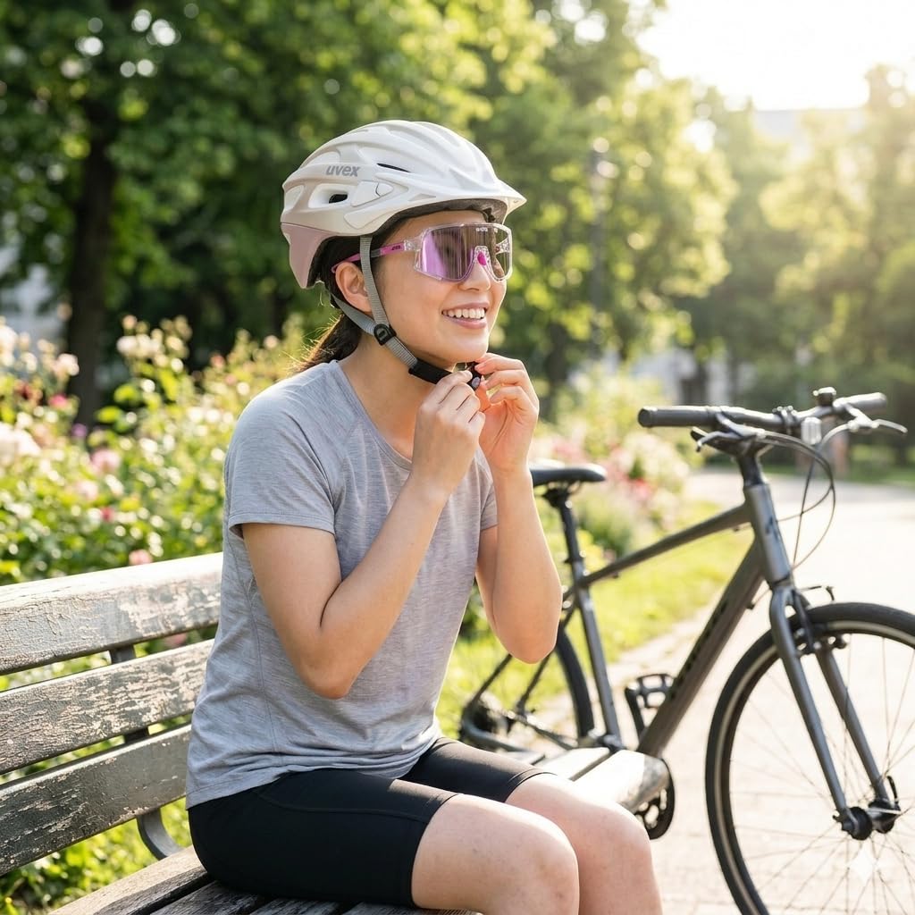 Sports Sunglasses UV400 Mirror Lens Sequenze Clear [Uvex] Anti-fog Cycling/Running/Outdoor