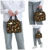 Thanksgiving Mushrooms Harvest Botanical Night Garden Insulated Lunch Bag for Women Office Cooler Thermal Food Box Tote Portable