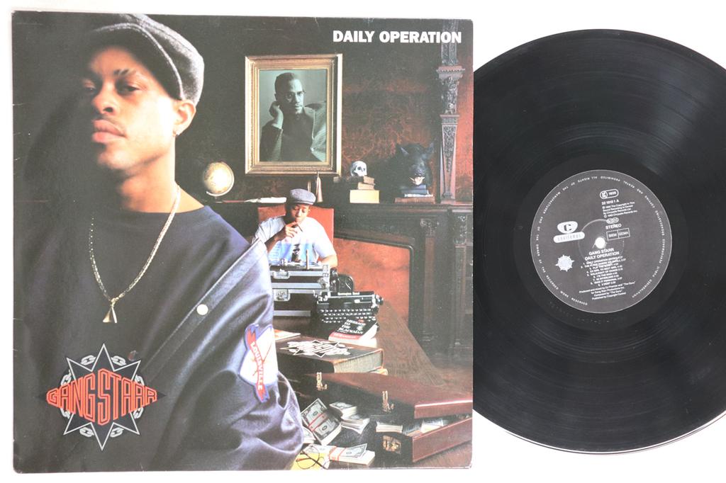 LP Record GANG STARR - Daily Operation 3219101 COOLTEMPO 1992 UK Rap & Hip-Hop/R&B Used