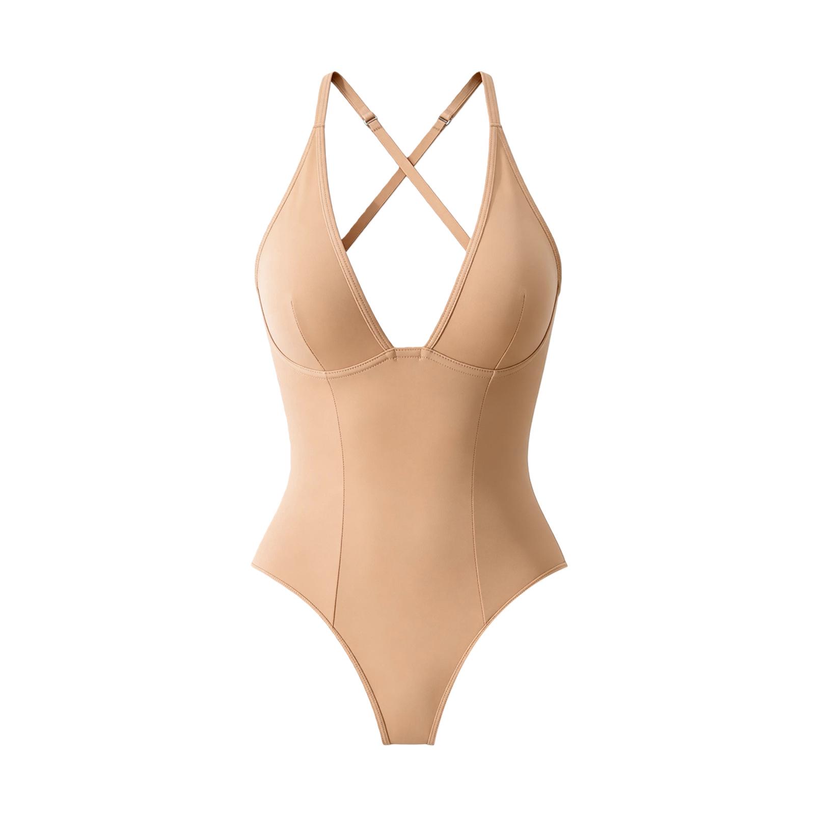 Zeriluna Nude Feel Bodysuit - Soft, Breathable & Skin-Friendly for Comfortable Daily Wear in Multiple Colors. XS