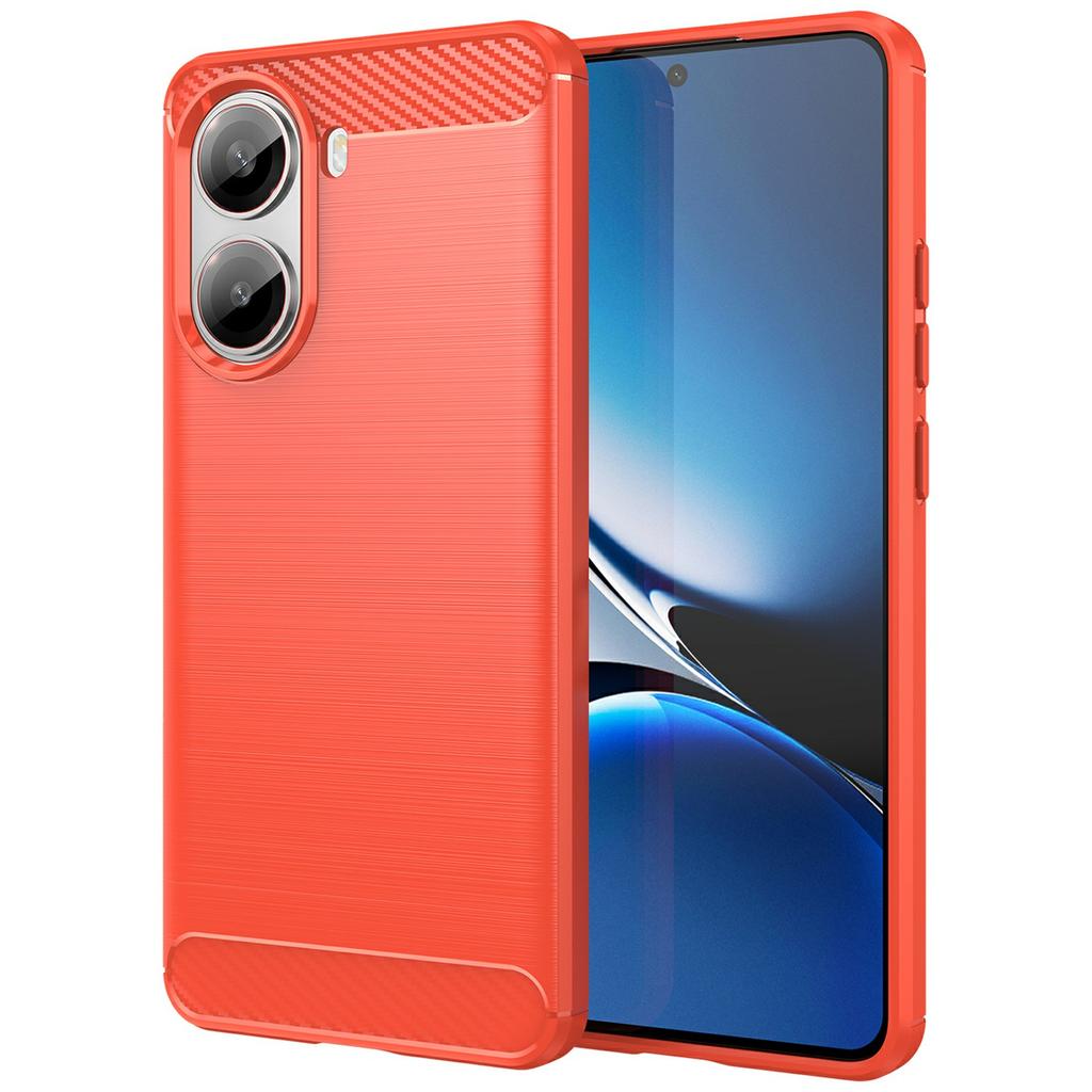 For Xiaomi Poco X7 Pro 5G Case Protective Phone Cover Carbon Fiber Texture Brushed