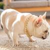 No Discoloration In Electroplating Pet Necklace Fashion Dog Accessories Cat Collar Pet Jewelry Necklace Dog Chain