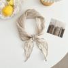 Silk scarf new atmosphere floral headscarf multi-functional decorative scarf small scarf waist rhombus silk scarf