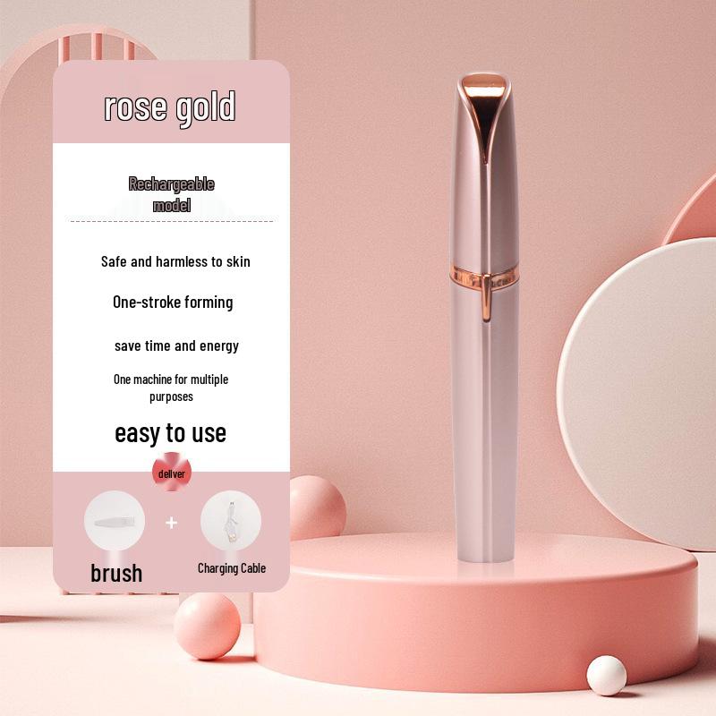Rechargeable Automatic Eyebrow Trimmer for Women - Electric Shaver & Beauty Tool