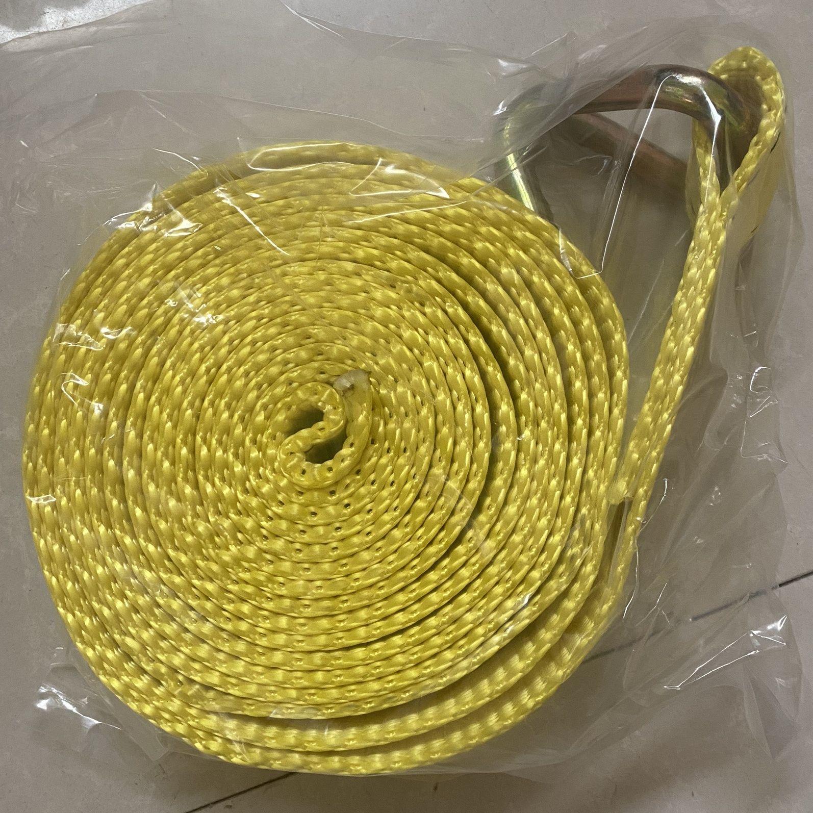 Heavy-Duty 8 Ton Reinforced Truck Tie-Down Straps with 3mm Ratchet Tightener