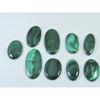 09Pcs Natural Green Malachite Oval Cabochon Loose Gemstone 235Cts. Lot C-457