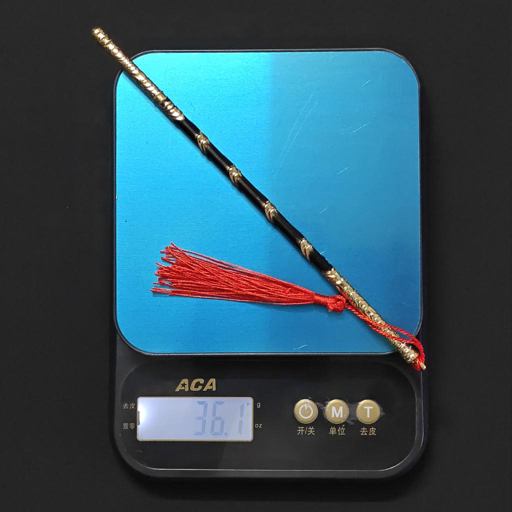 Black Mythology Sun Wukong Surrounding Golden Hoop Stick Small Metal Model Mini Weapon Ornament Living Room Decoration