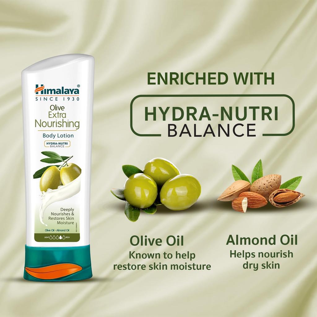 Himalaya Olive Extra Nourishing Body Lotion 200ml Deep Hydrating Skin Moisture Restore Smooth Soft
