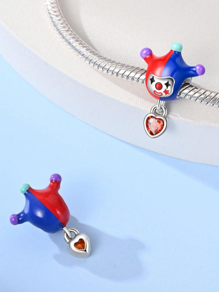 Charms Plata Copper Colors Circusclown Beads Charm Beads Charm Pendant For Original Bracelet For Women Diy Jewelry Love Gift