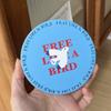 Premium Sense Niche Blue Bird Ceramic Coaster, Free Suction Coaster Like A Bird