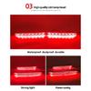 For Geely Coolray Proton X50 2018 2019 2020 2021 LED Rear Bumper Reflector Light Car Turn Signal Tail Light Brake Warning Lamp