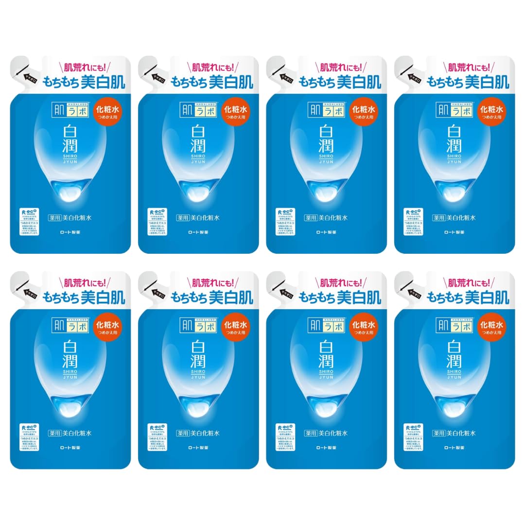 

Набор из 8 запасных частей лосьона Hada Labo Hakujun Medicated Whitening Lotion, содержит 3 отбеливающих ингредиента, 170 мл [оптовая закупка]