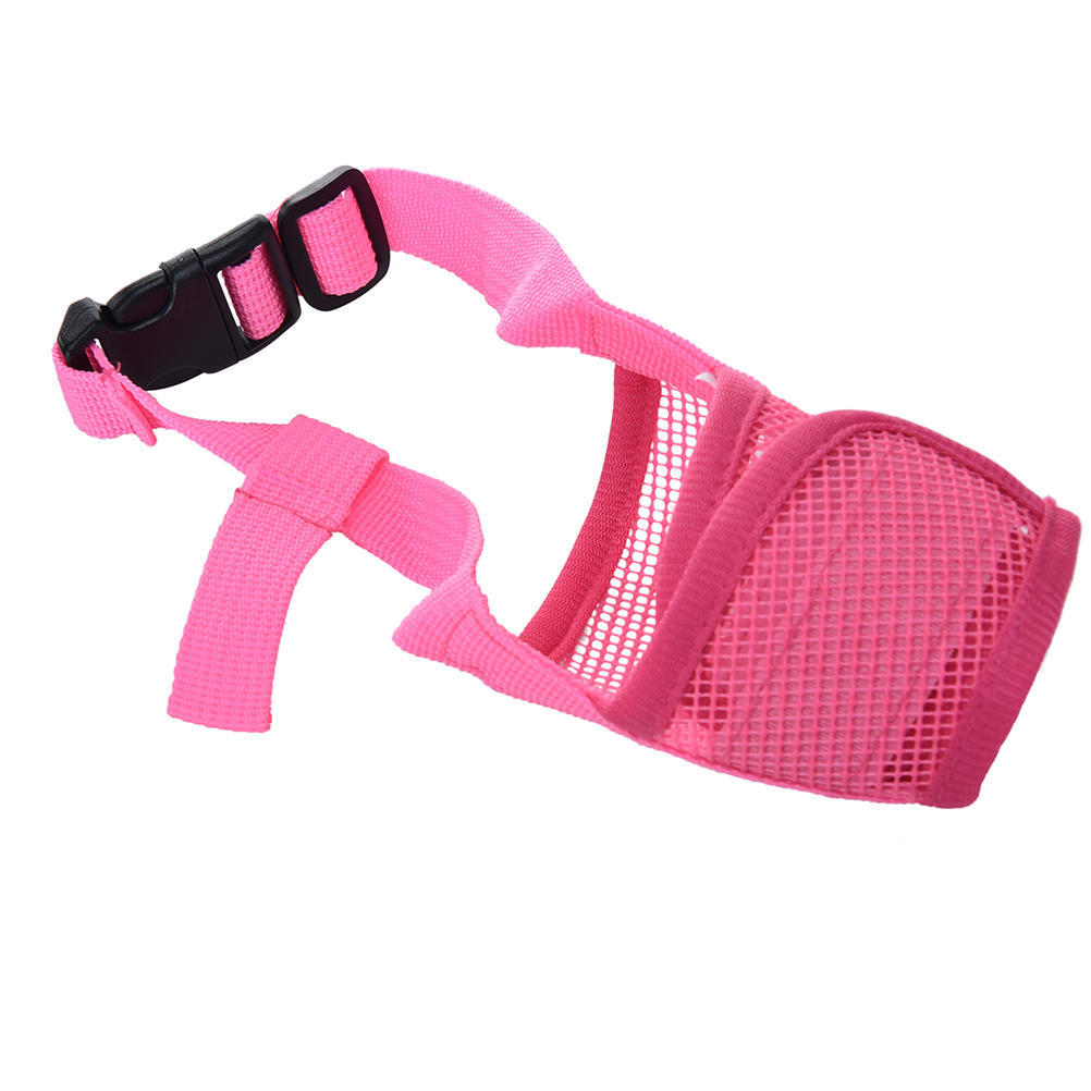 Haustier Hund Verstellbare Maske Bellen Beißen Netz Maulkorb Pflege Anti Kauen