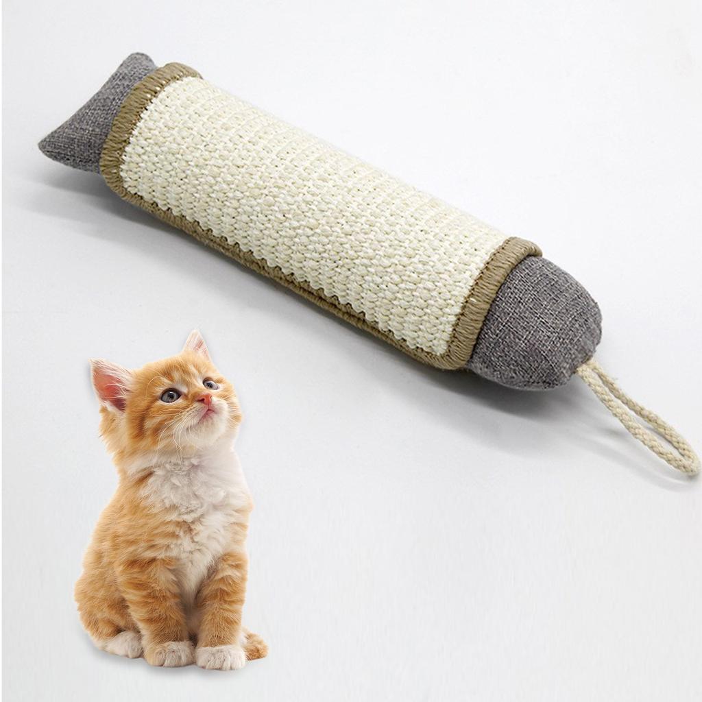 Cat Scratching Post & Toy – Sisal Scratch Pole For Indoor Cats