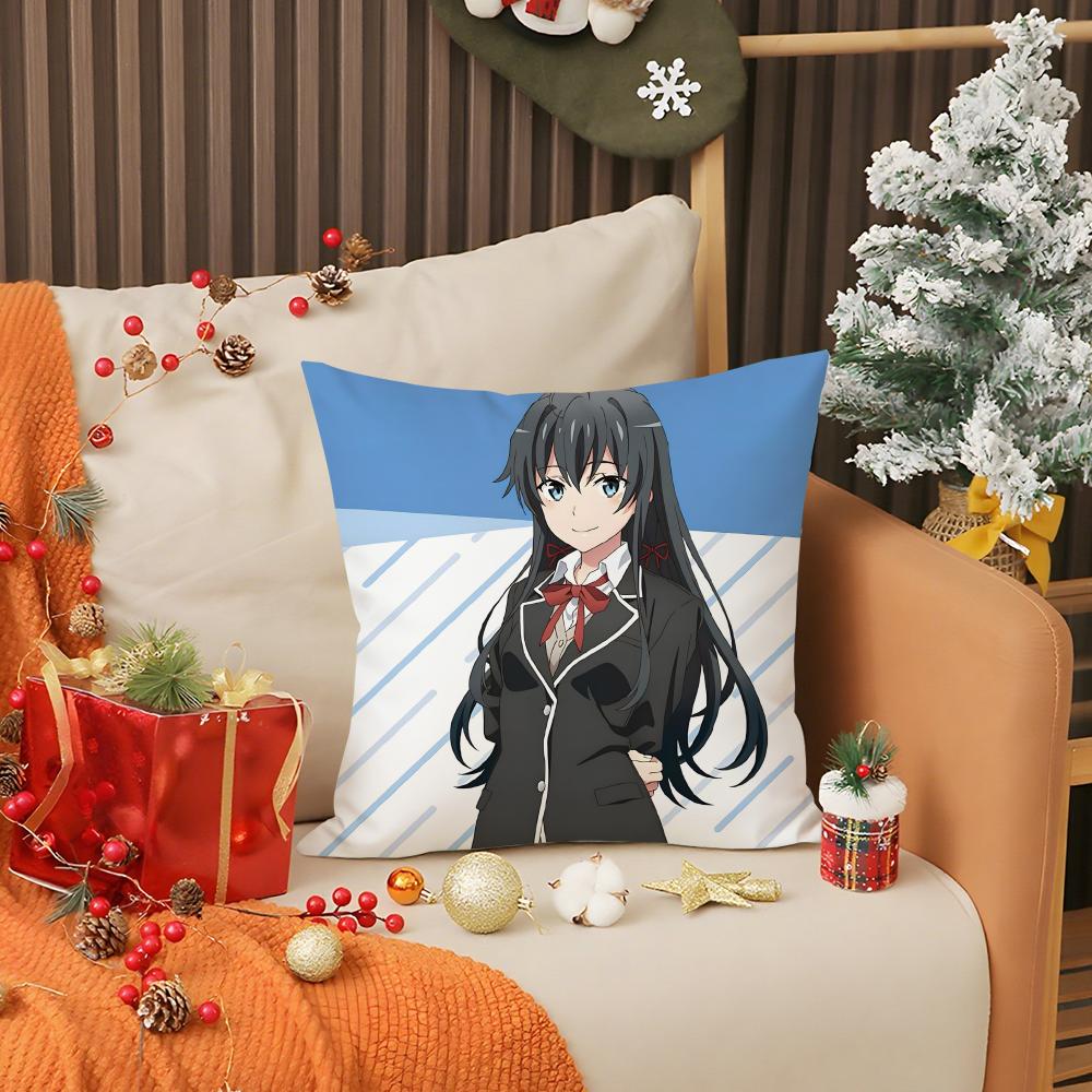 MMy Teen Romantic Comedy SNAFU Pillow Case Printing Pillowcase Living Room Sofa Cushion Cover Bedroom Room Decor