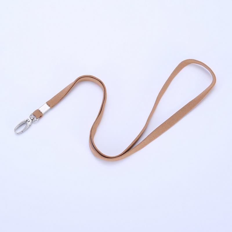 Cotton Rope ID Badge Lanyard with Egg-Shaped Hook for Work or School