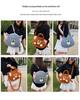 Crossbody Cute Cat & Mouse Plush Bag - Large Capacity, Lightweight, Spine-Friendly
