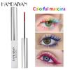 3D farbige Wimperntusche, wasserfest, Schwarz, Weiß, Lila, Blau, Wimperntusche, Volumen, Grün, Rot, Braun, Make-up, Farbe, Kosmetik
